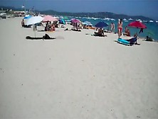 Beach Masturbating