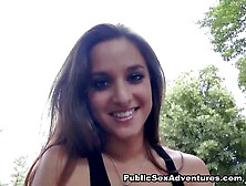 Trying To Find A Safe Place In The Park To Fuck