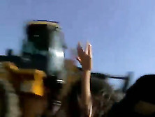 Big juggs playboy playmates enjoy doing naked sand boarding