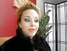 Pregnant Cytheria sprays the camera