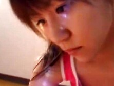 Subtitled Japanese naive schoolgirl CFNM handjob and more