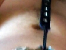 Playing With My Circumcised Dick & Hurting My Nipples With Nipple Clamps Bdsm Arab Teen Cumshot