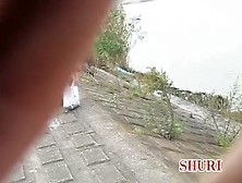 Pretty Japanese Girl's Ass Hole Filmed For A Sharking Video