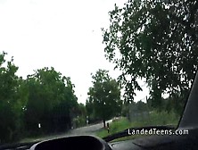 Student Hitchhiking And Banging