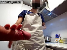 Public Cock Flash.  HOUSEKEEPER was surprised by my presence