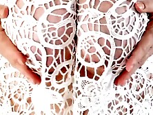 Mysterious masked GILF with biggest natural melons so slutty