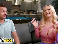 Adorable Busty Blonde Plays A Sex Game With A Young Man