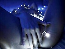 Christmas Blonde Babe Blowjob