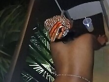 Caught Fucking Sexy Stepsister On Balcony Miami South Beach Part 2