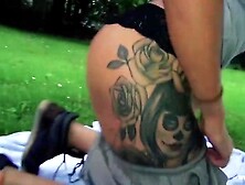 German gal with massive tits, Paula Rowe loves to bang her lewd ally, whilst in the van