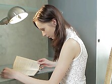 Skinny teen fucked by a perverted old man