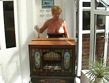 Hot amateur mature Angie shows her lovely big tits