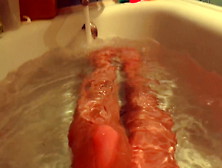 Aunt's Bath Time,  Testing Lushbath Bomb Pumpkin