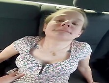 Almost Caught Getting Creampied In The Car