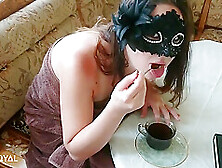 Family Therapy And Nika Royal - Morning Coffee With My Stepbrothers Cum