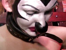 Dominant Mistress Dominates Her Pet - BDSM Latex Fetish Play with Anal Plug