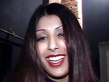 Classy Bitch Fucks Senior Man In Public Theater - Live Sex Show
