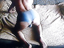 0185 Retro Vintage camcorder 8mm Movie blue Pantys nude men