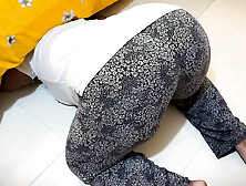 My Friend's wife stuck under bed! i think she want anal fuck from me now,  she open her big ass & tight pussy