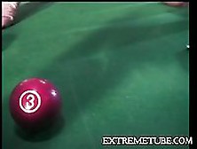 Teen Slut Gets Banged On A Pool Table