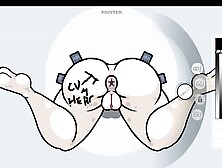 FapWall - Zelda cosplays as DVA and bukkake in the toilet