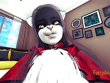 Kitty Cat, Black Cat And Kitty Black In Furry Hentai - White Kitty Yiff