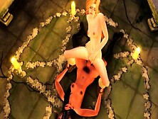 Impregnated by futa demon.  Nice.