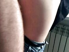 Realtor Shows Apartment,  Secret Sex and Cum in Hand