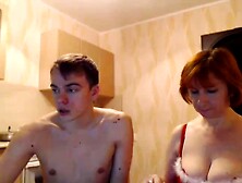 Sexy mom fuck by own son for krismas incest