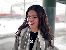 Public agent - Offered a whore from the station to undergo a casting right on a public train