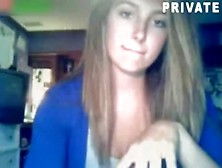 Peep! Live chat Masturbation! Cheeky masturbation golden-haired cutie of overseas Hen bewitching body