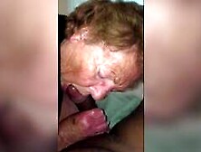 78yo wife sucks black friends cock and licks his precum