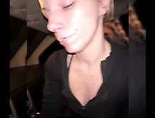 Swallowing meat gets little chick too horny