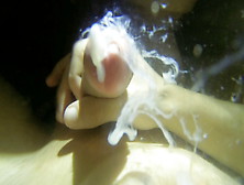 Young Boy Is Cumming Underwater