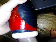 Close Up Fleshlight Fuck Massive Cumshot