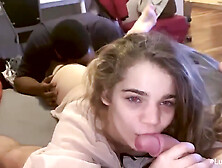 Sabrina Spice - Yonge Adorable Teens Skank Fucks African Roommate Into Interracial 3some (18+)