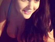 Slapping my big milky tits