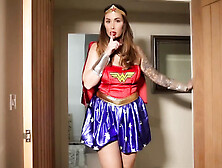 Wonderwoman Is Her to Get You Hard and Make Sure You Have the Best Wank Ever