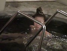 Japan doll swimming in the pool after a hot sauna nri065 00