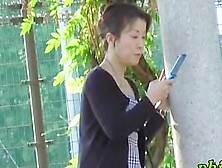 Short-haired na. ve slag getting masterfully fooled by some sharking chap