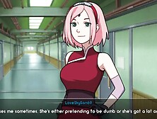 Gorgeous babes from Naruto go down and dirty in a video game