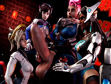 All The Overwatch Sluts Want A Taste Of Zaryas Big Futa Cock