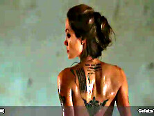 Angelina Jolie flaunts her smooth bare ass