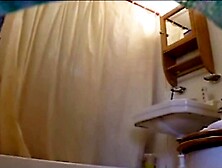 Black step sister from South Africa spied in shower