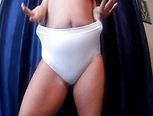 WHITE GRANNY PANTY WORSHIP