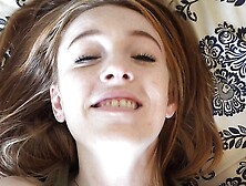 Madi Collins &ndash; Amateur Redhead takes creampie