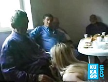 Young Slut Having Fun With Old Italian Men.  Home M