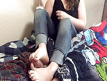 Handjob,  Foot Fetish,  Toes