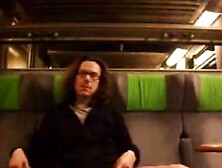 risky public stroking exhibe on educate