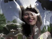 Damn Sarah shows her ass inside to Rocco after it gets